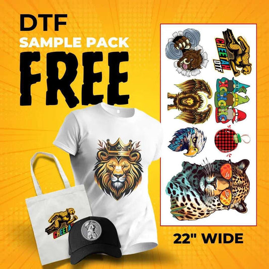 DTF sample pack - Sid DTF transfers 