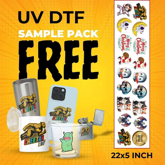 UV DTF sample pack - Sid DTF transfers 